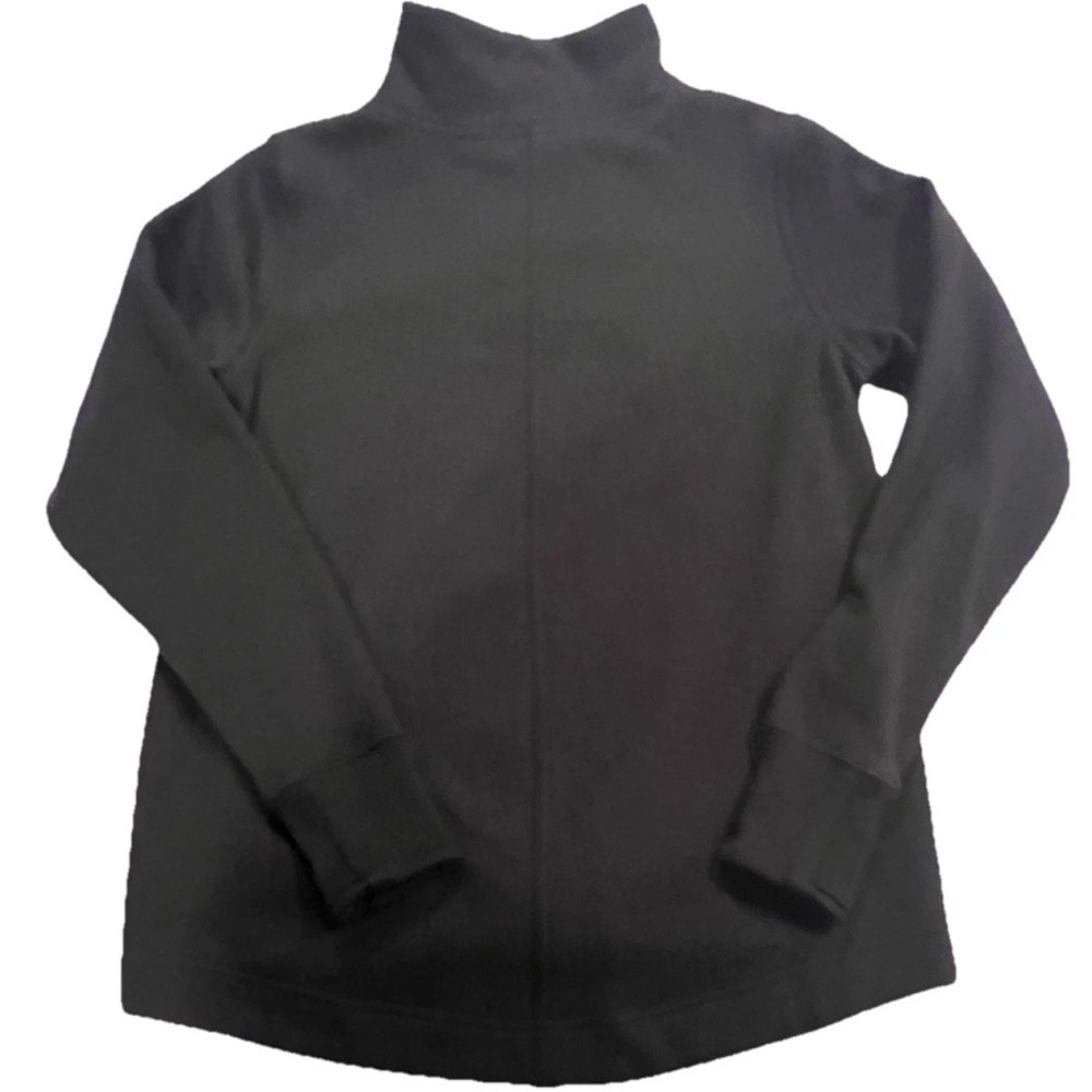 Athleta Cozy Karma Twist Neck Sweatshirt Black Women’s XS - Picture 5 of 5